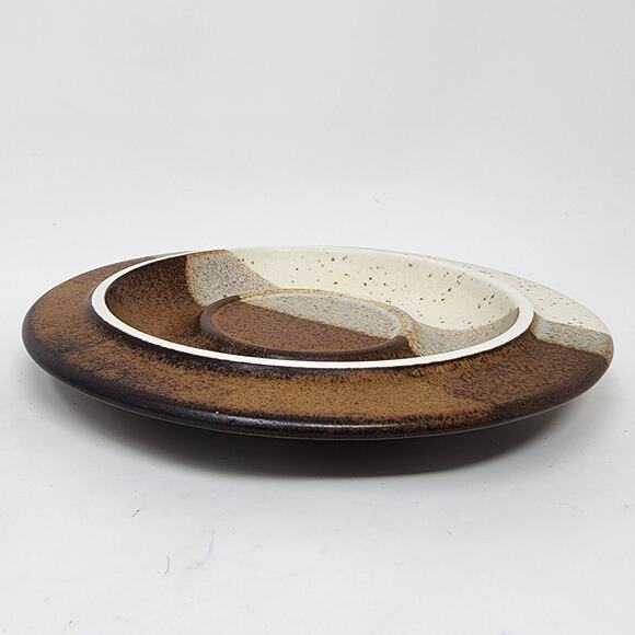 James McBride Saucer Fabrik Agate Pass Stoneware Brown Grey Cream Replacement - Picture 3 of 5